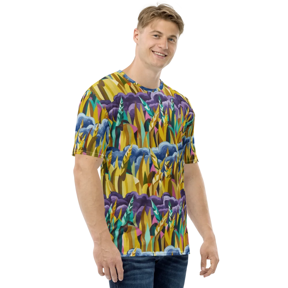 Thundergrass on Men's Crew Neck T-Shirt — Right
