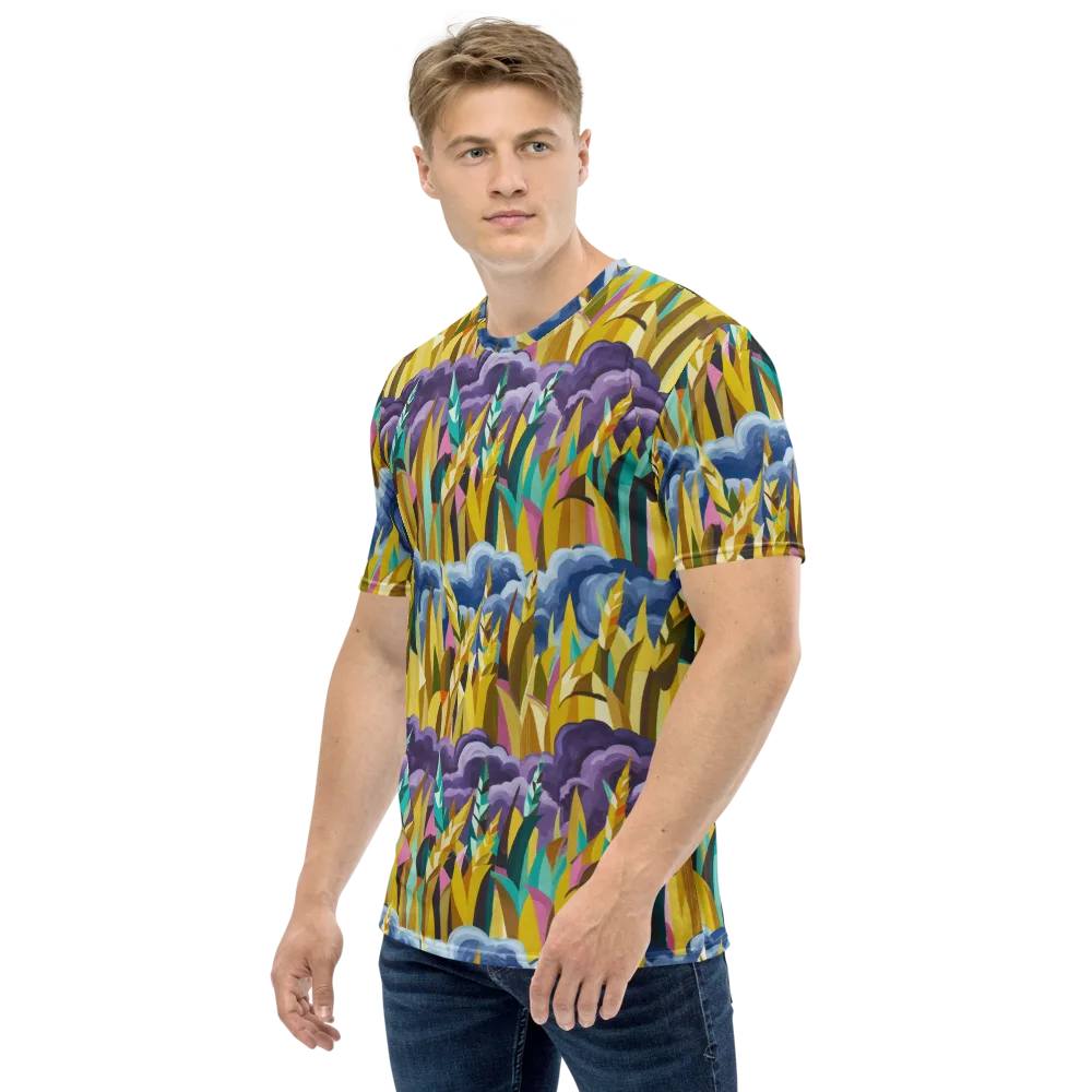 Thundergrass on Men's Crew Neck T-Shirt — Left