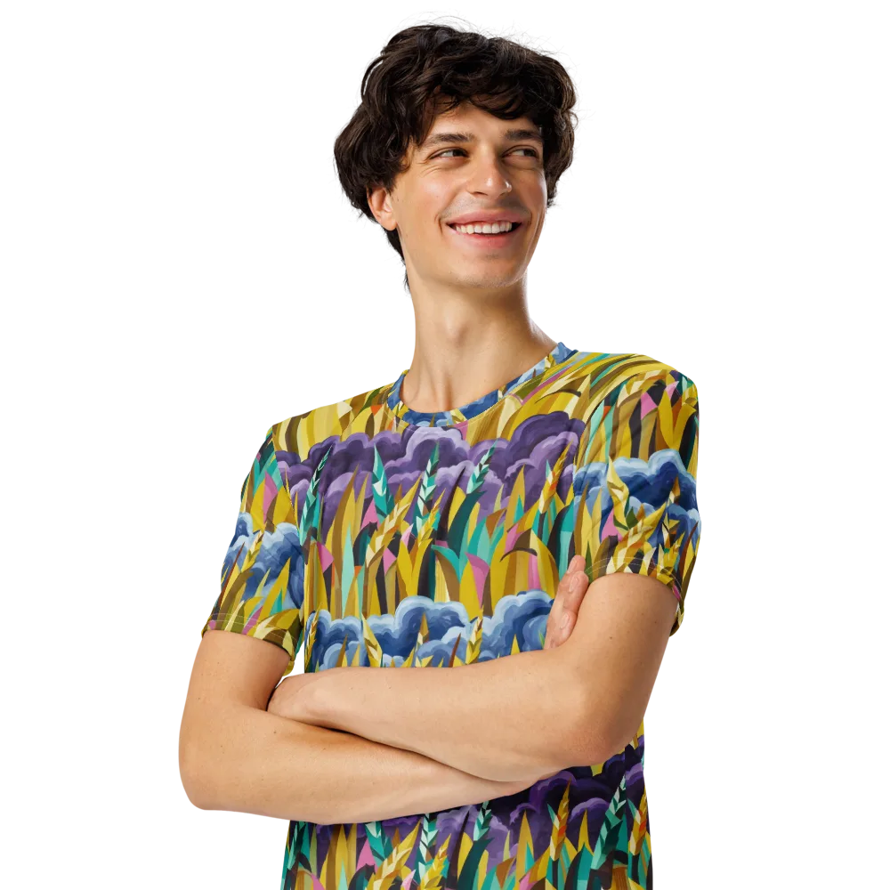 Thundergrass on Men's Crew Neck T-Shirt — Left Front