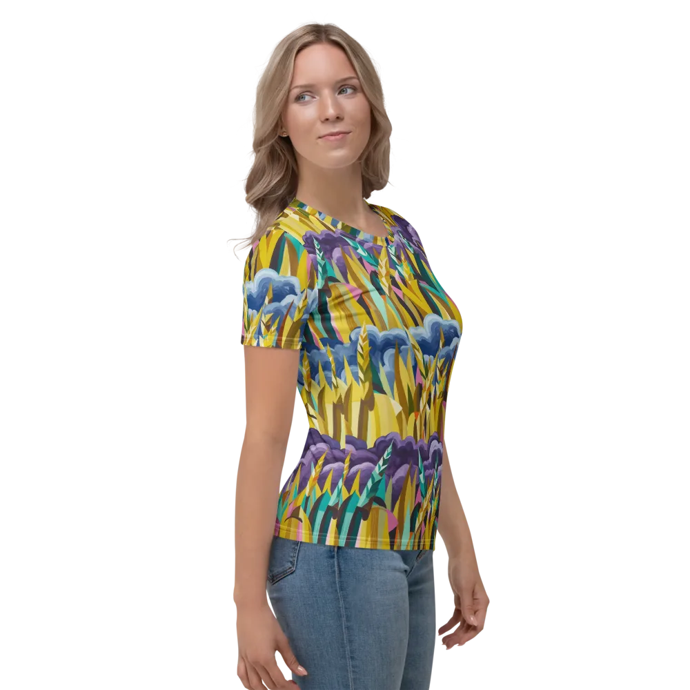 Thundergrass on Women's Crew Neck T-Shirt — Right