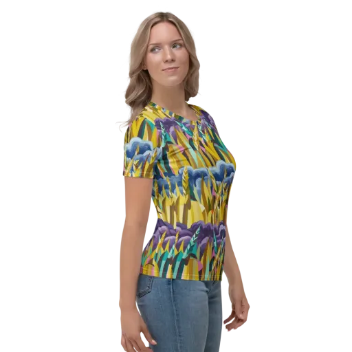 Thundergrass on a Women's Crew Neck T-Shirt