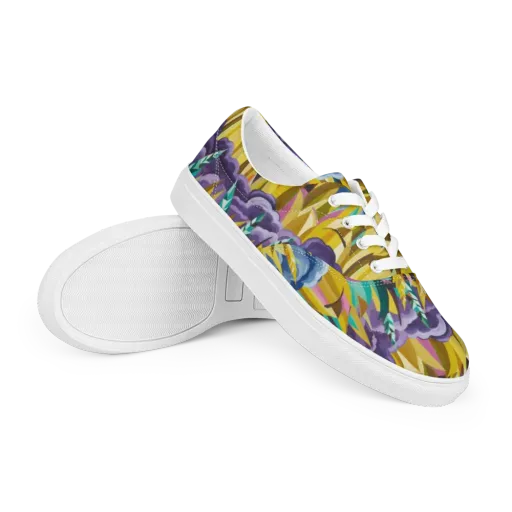 Thundergrass on a Men's Lace-Up Canvas Shoes
