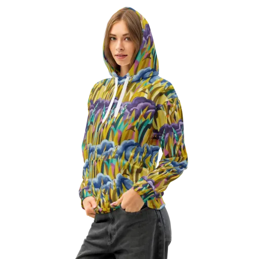 Thundergrass on a Cotton Hoodie