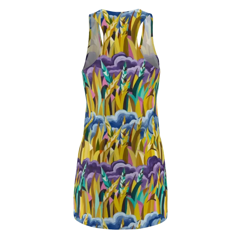 Thundergrass on Racerback Dress — Back