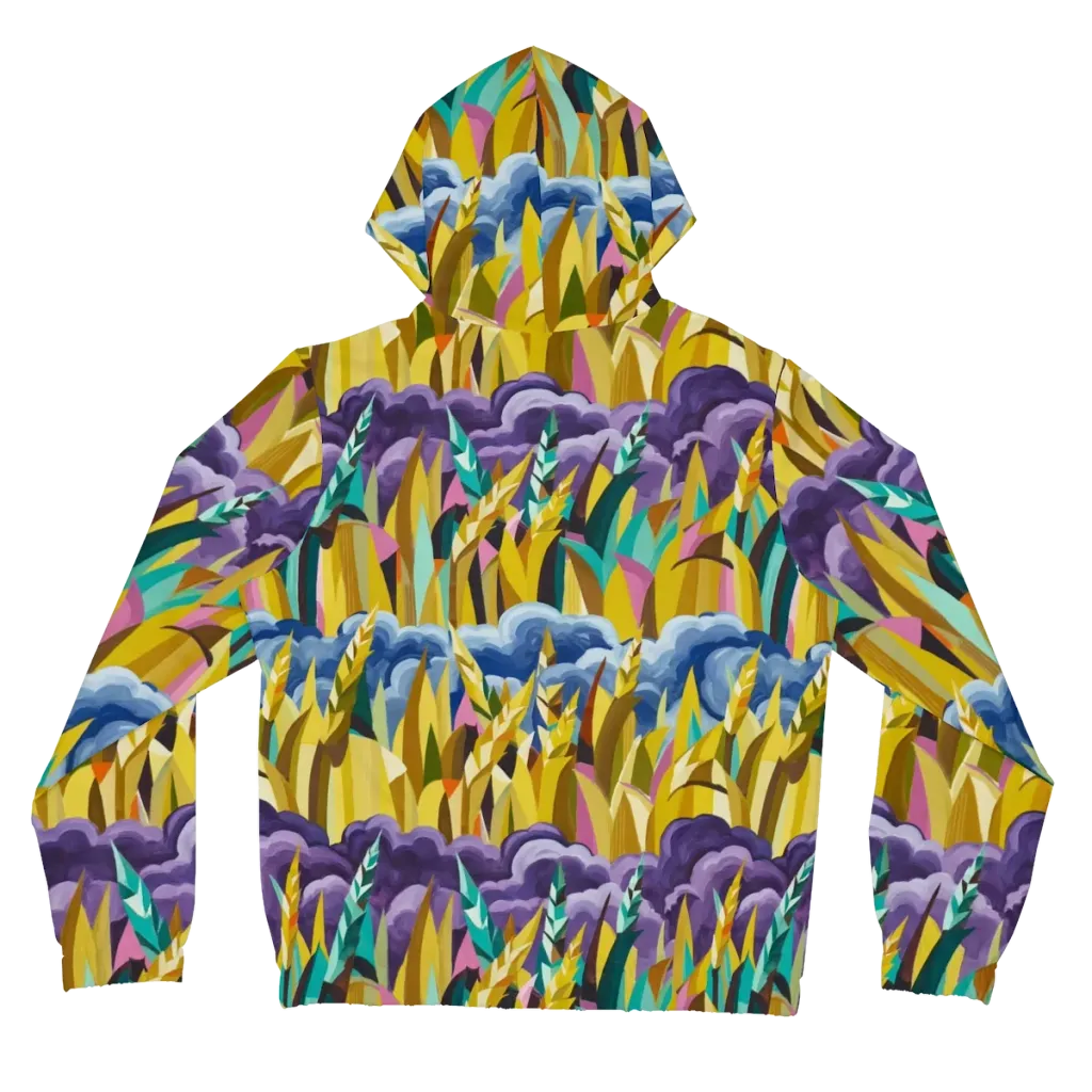 Thundergrass on Women's Full-Zip Hoodie — Back
