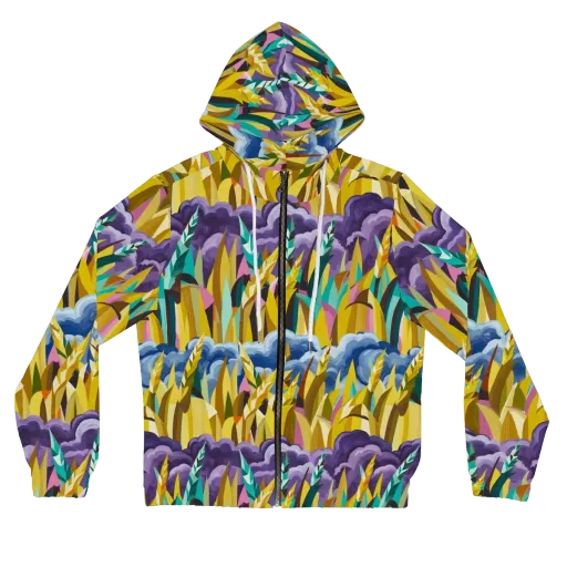 Thundergrass on a Women's Full-Zip Hoodie