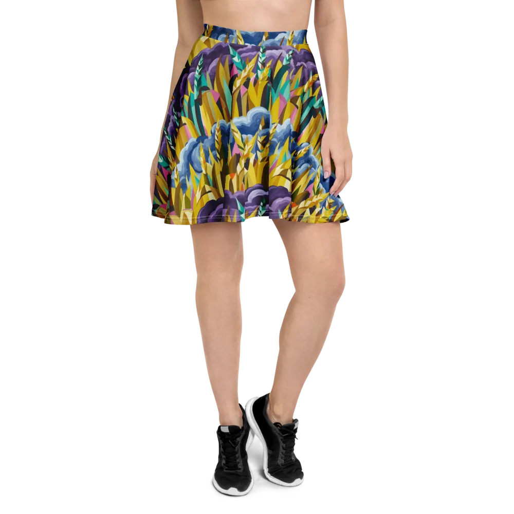 Thundergrass on Skater Skirt — Front