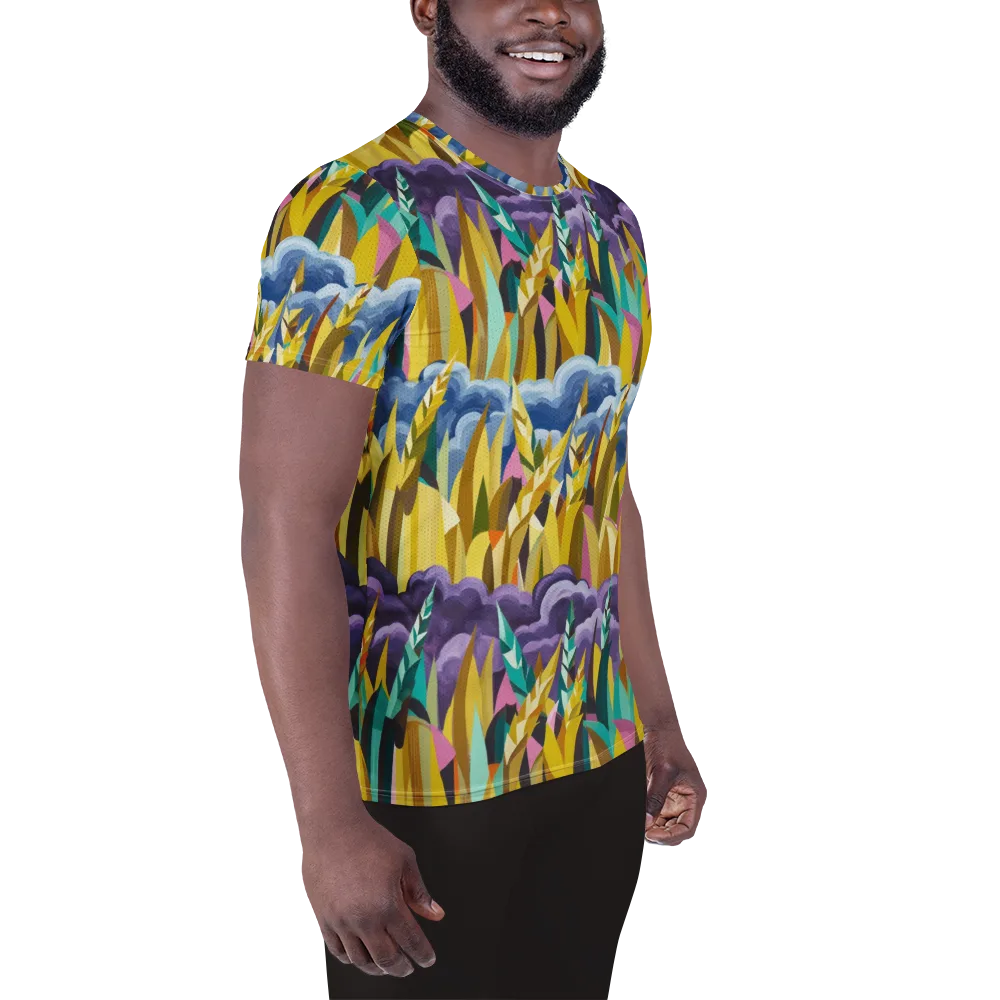 Thundergrass on Men's Athletic T-Shirt — Right