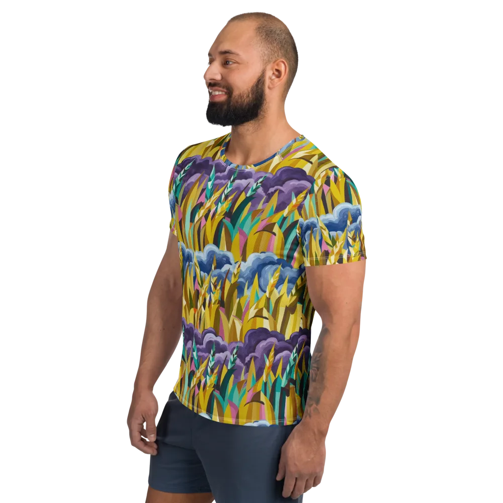 Thundergrass on Men's Athletic T-Shirt — Left