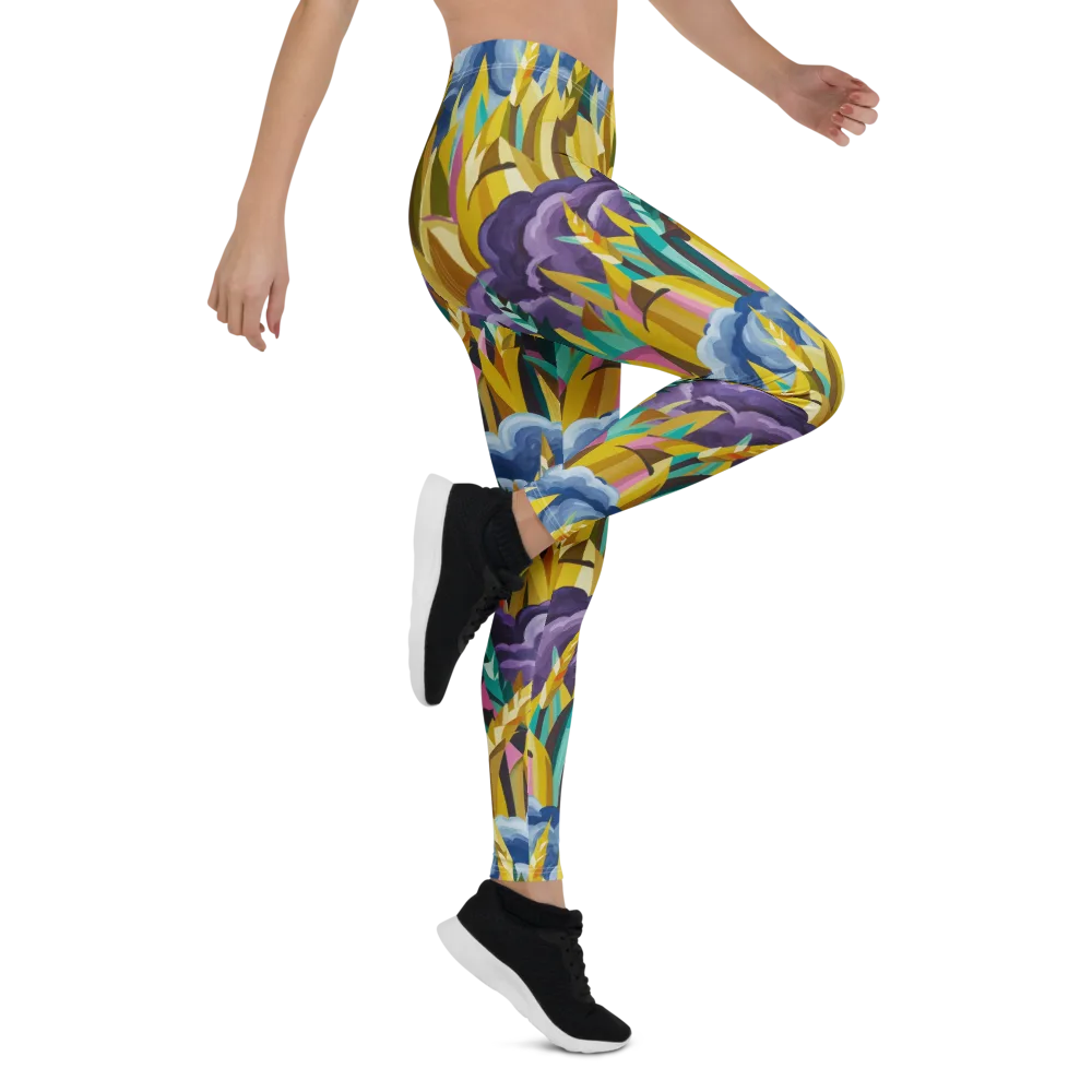 Thundergrass on Leggings — Right