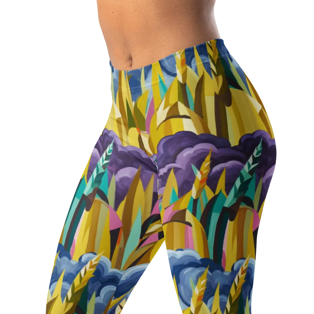 Thundergrass on Leggings — Left Front