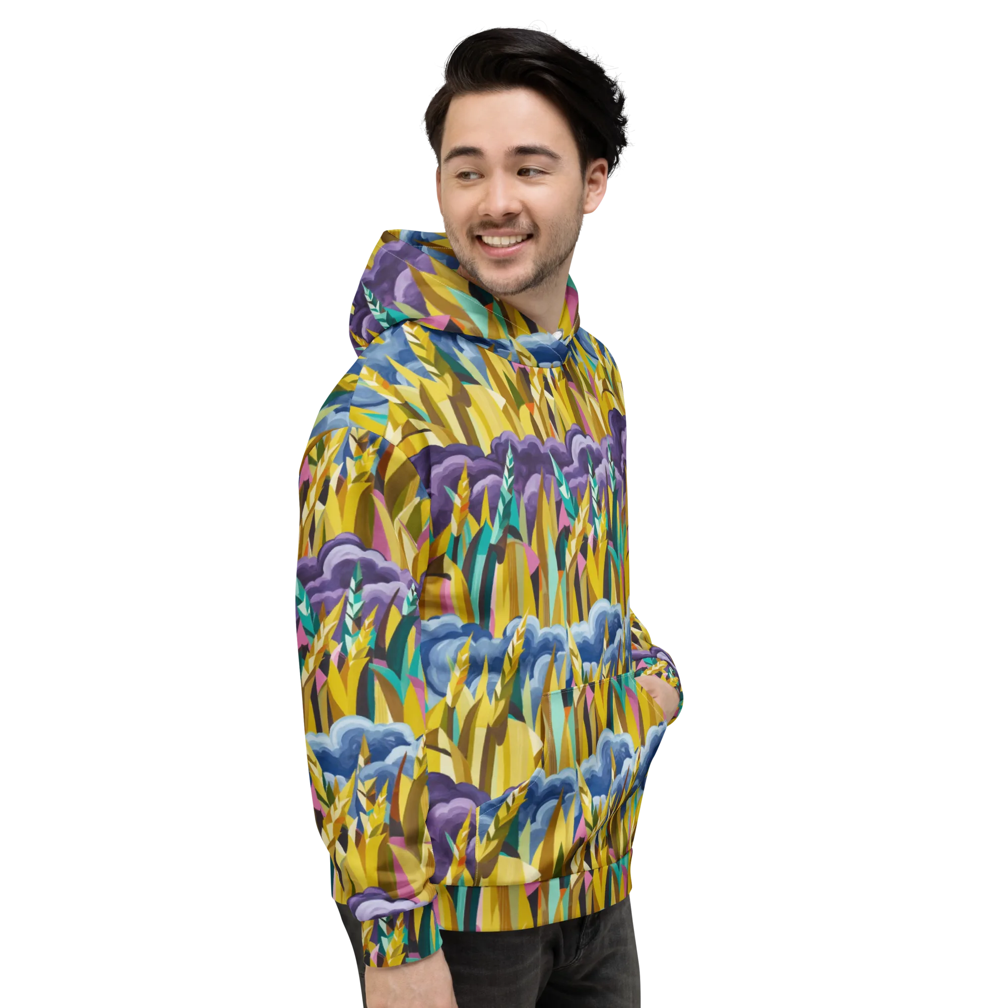 Thundergrass on Hoodie — Right