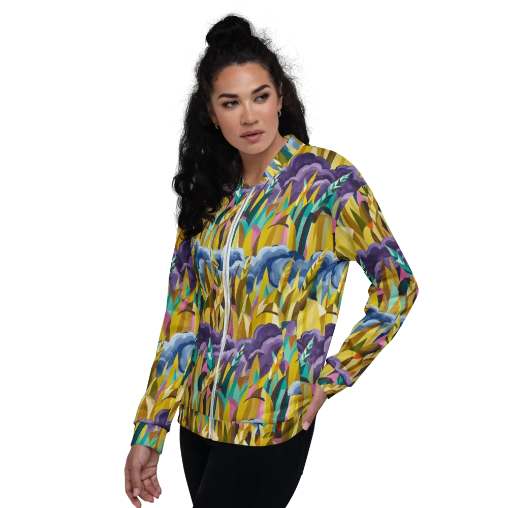 Thundergrass on Bomber Jacket — Left