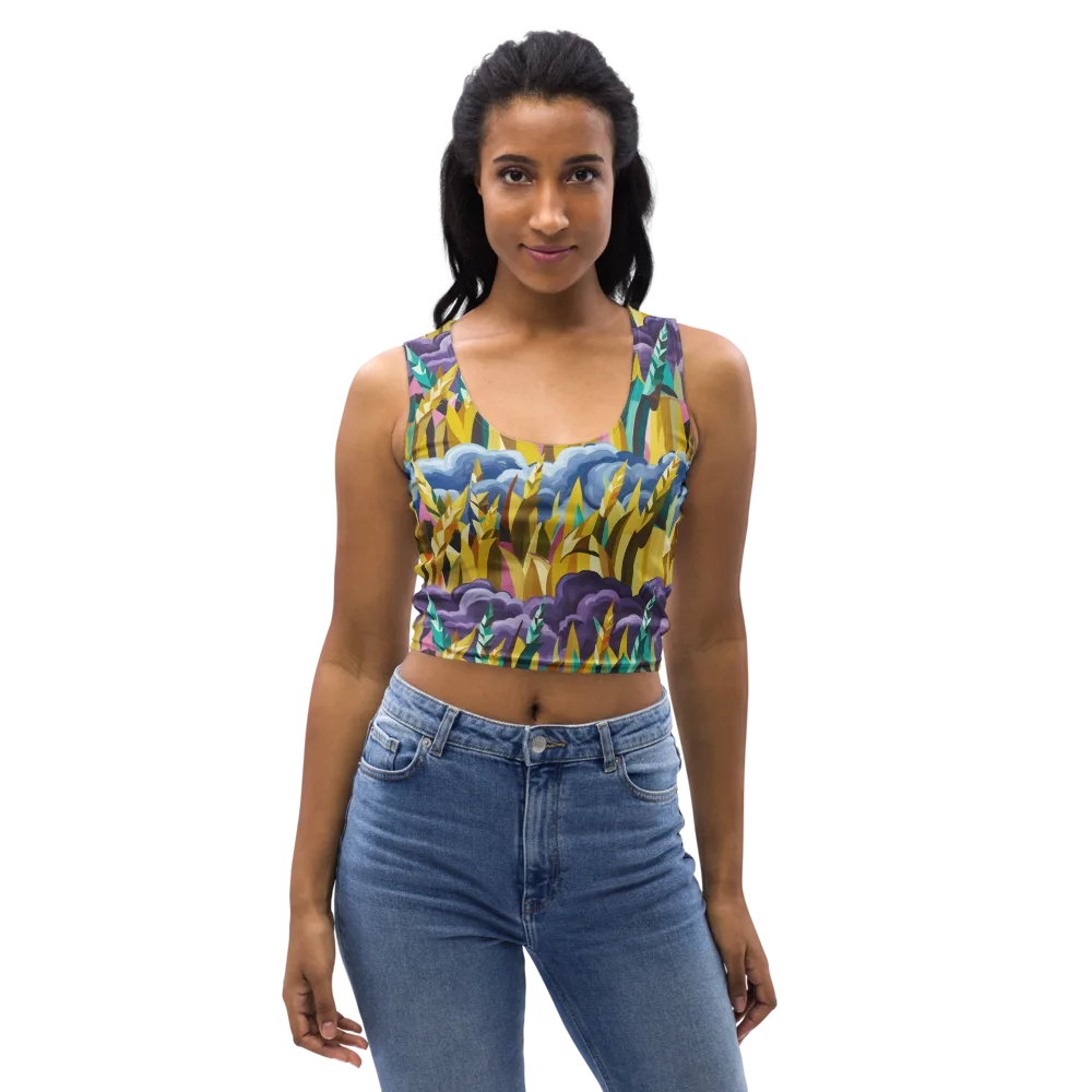 Thundergrass on Crop Top — Front