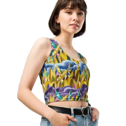 Thundergrass on a Crop Top