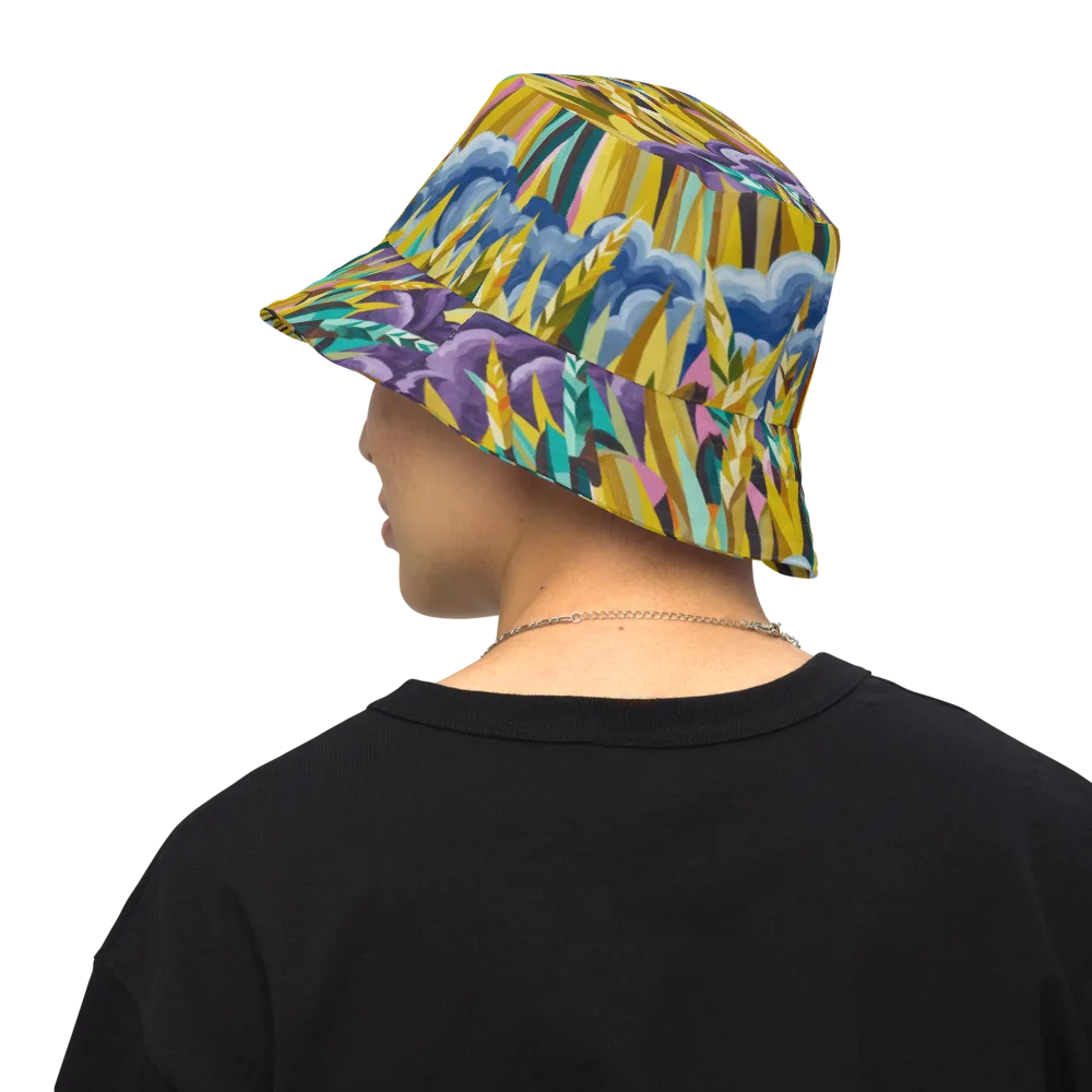 Thundergrass on Reversible Bucket Hat — Back Inside