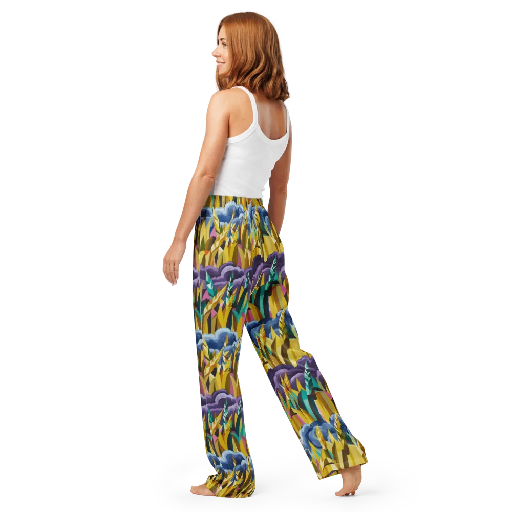 Thundergrass on Women's Pajama Pants — Back
