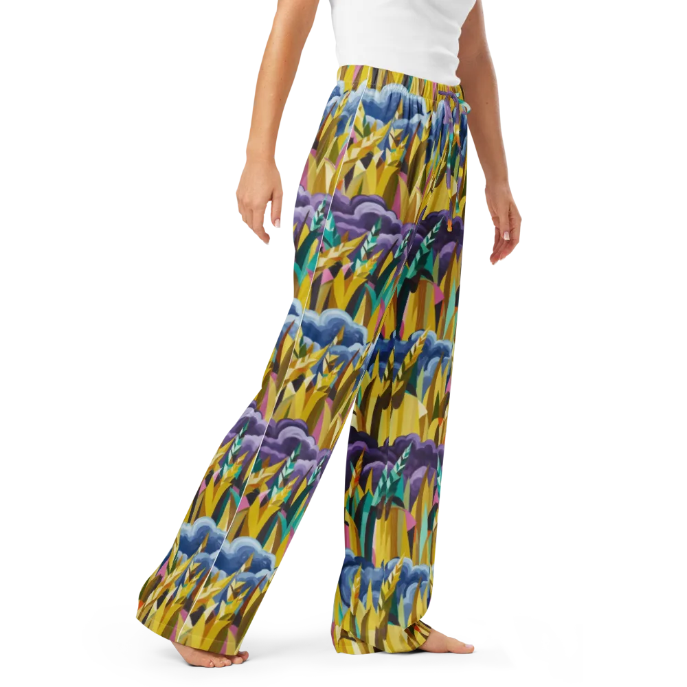 Thundergrass on Women's Pajama Pants — Right Front