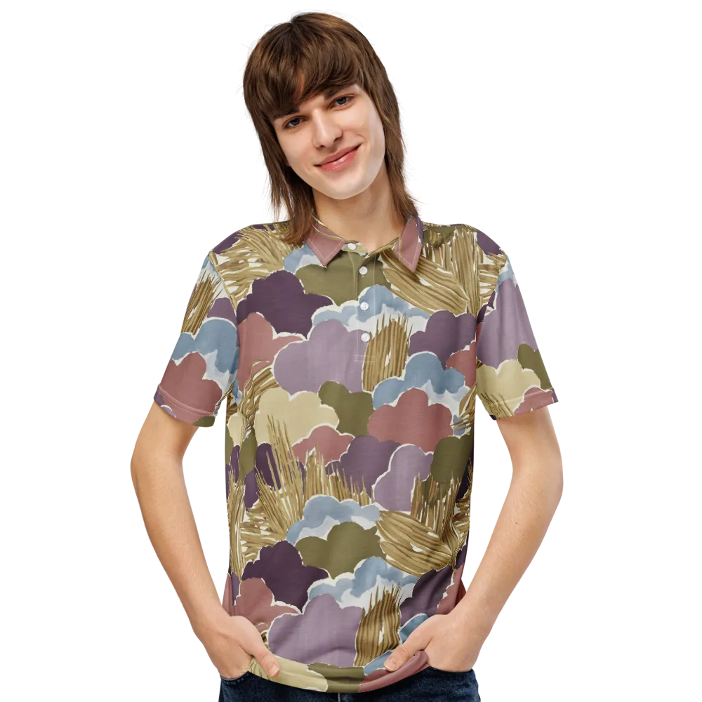 Harvest Reverie on Men's Slim Fit Polo Shirt — Front