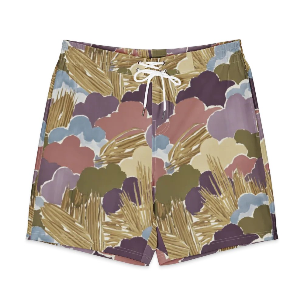 Harvest Reverie on Men's Board Shorts — Front