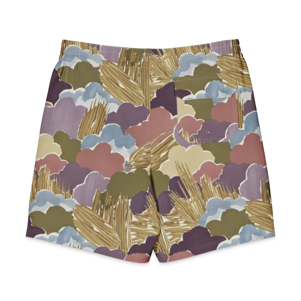Harvest Reverie on Men's Board Shorts — Back