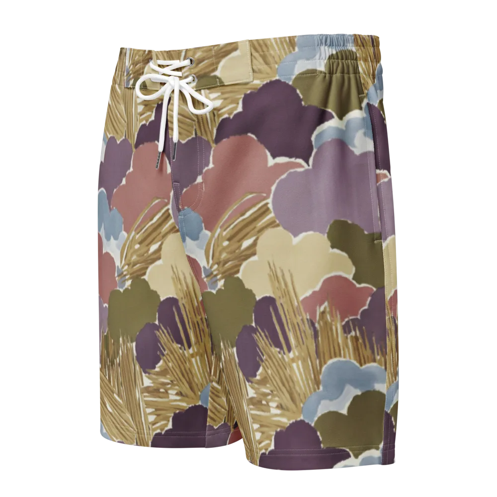 Harvest Reverie on Men's Board Shorts — Front