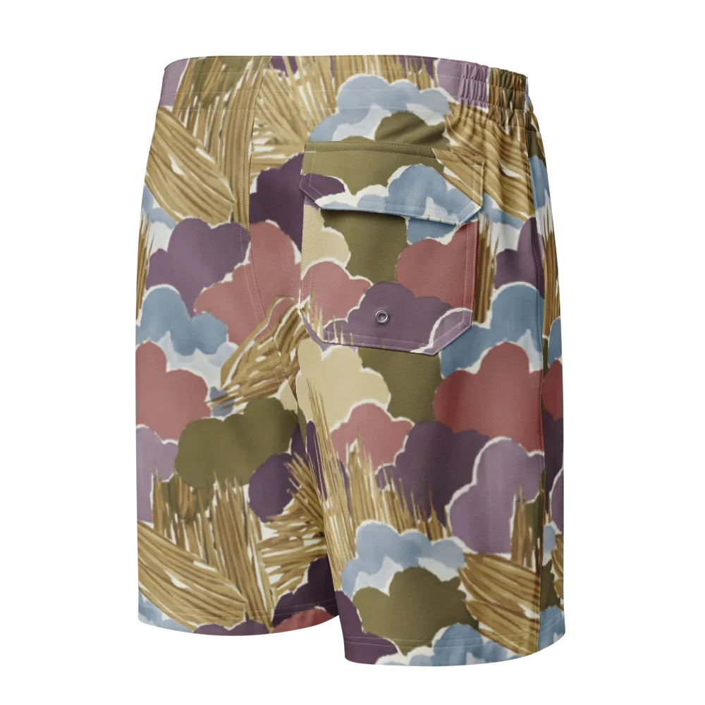 Harvest Reverie on Men's Board Shorts — Back