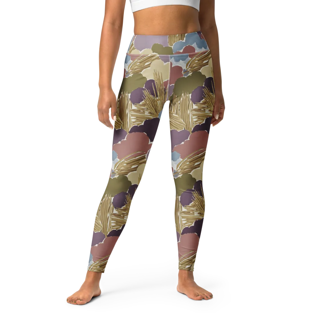 Harvest Reverie on Yoga Leggings — Front