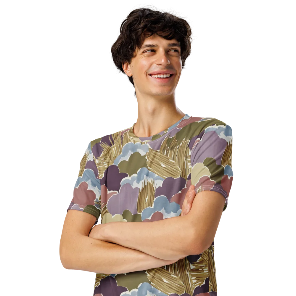 Harvest Reverie on Men's Crew Neck T-Shirt — Left Front