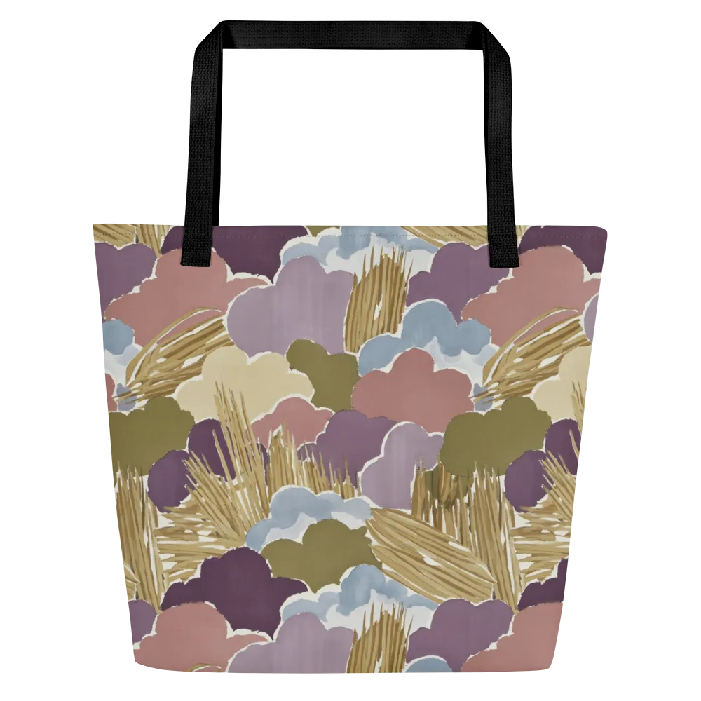 Harvest Reverie on Large Tote Bag W/ Pocket — Front