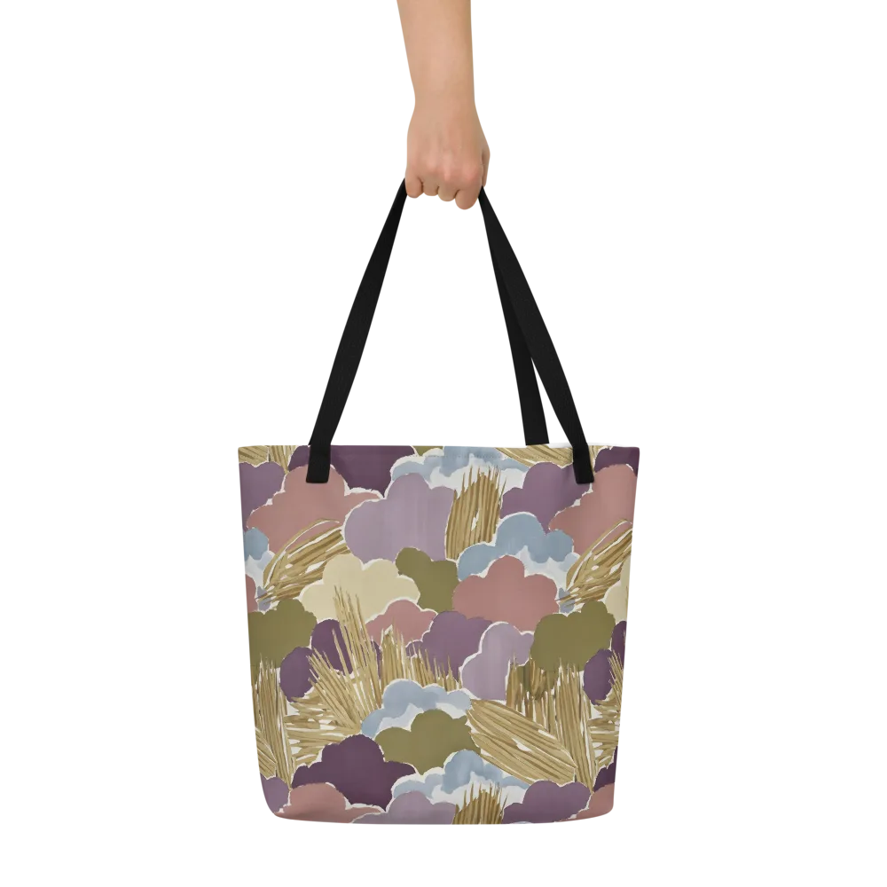 Harvest Reverie on Large Tote Bag W/ Pocket — Front
