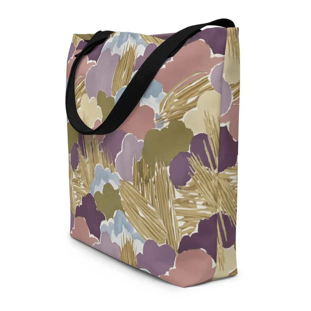 Harvest Reverie on Large Tote Bag W/ Pocket — Front