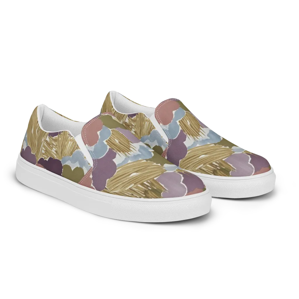 Harvest Reverie on Women's Slip-On Canvas Shoes — Right Front