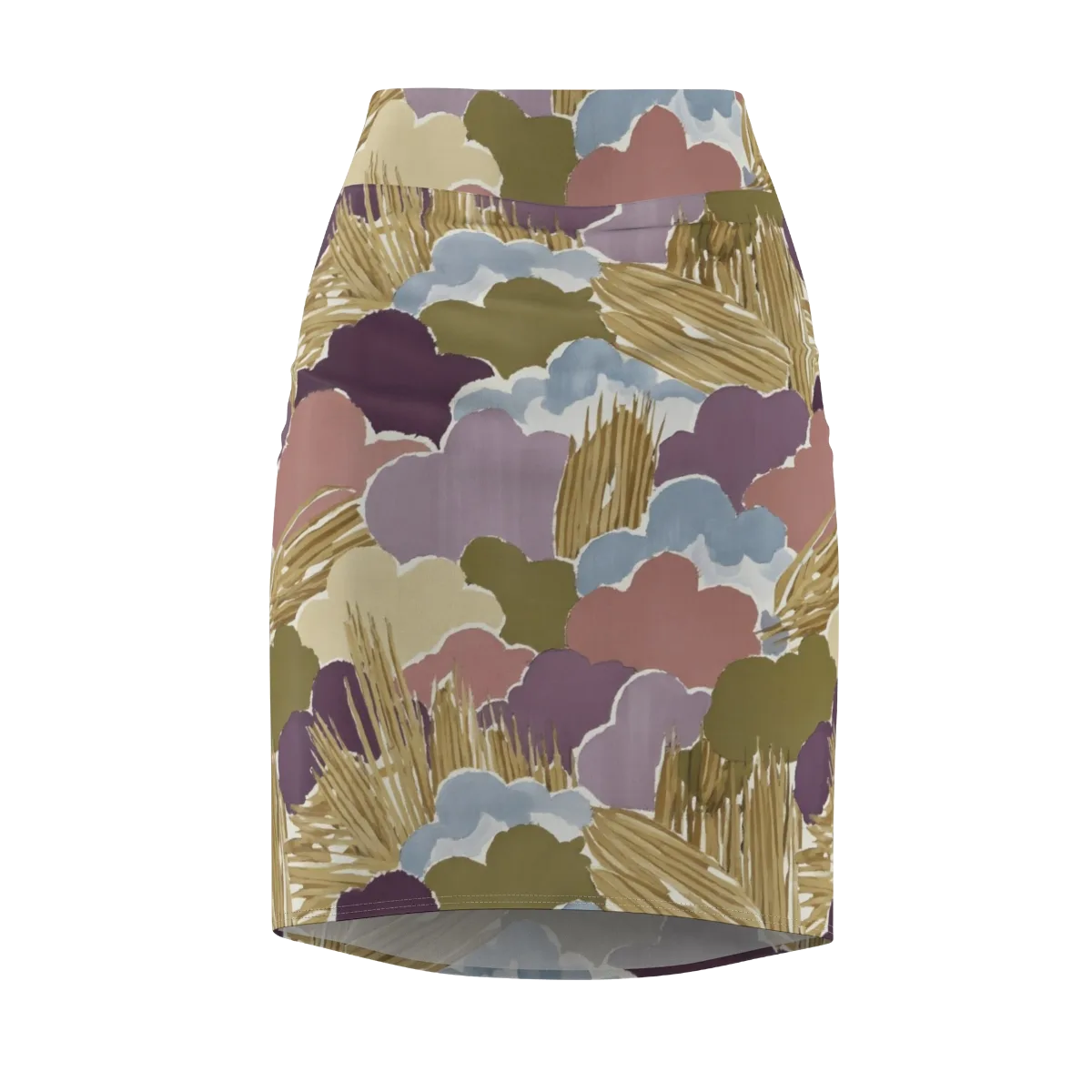 Harvest Reverie on Pencil Skirt — Front