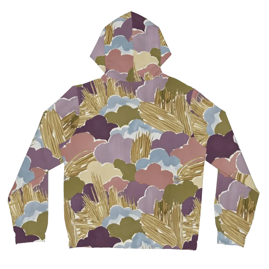 Harvest Reverie on Women's Full-Zip Hoodie — Back