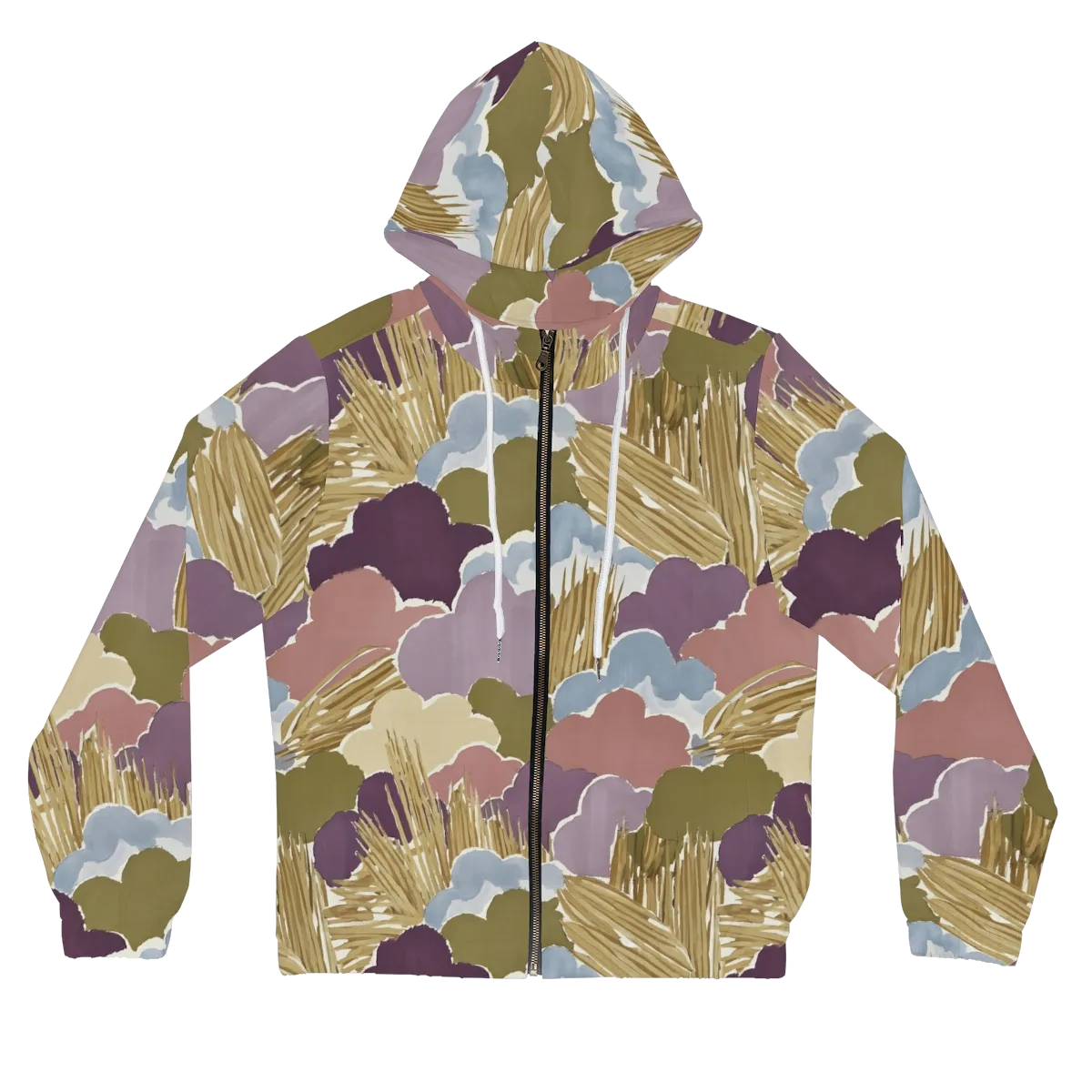 Harvest Reverie on Women's Full-Zip Hoodie — Front