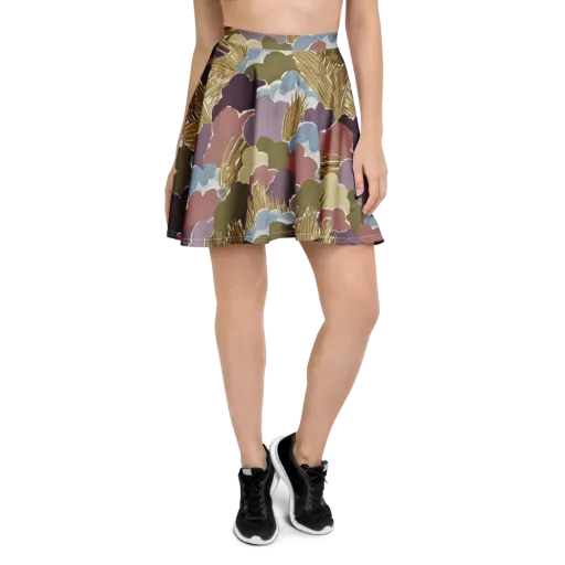 Harvest Reverie on a Skater Skirt