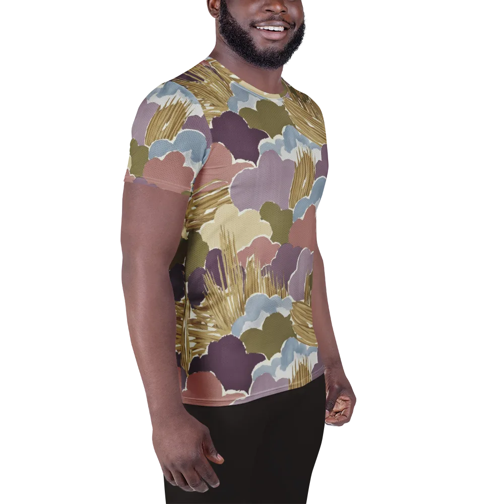 Harvest Reverie on Men's Athletic T-Shirt — Right