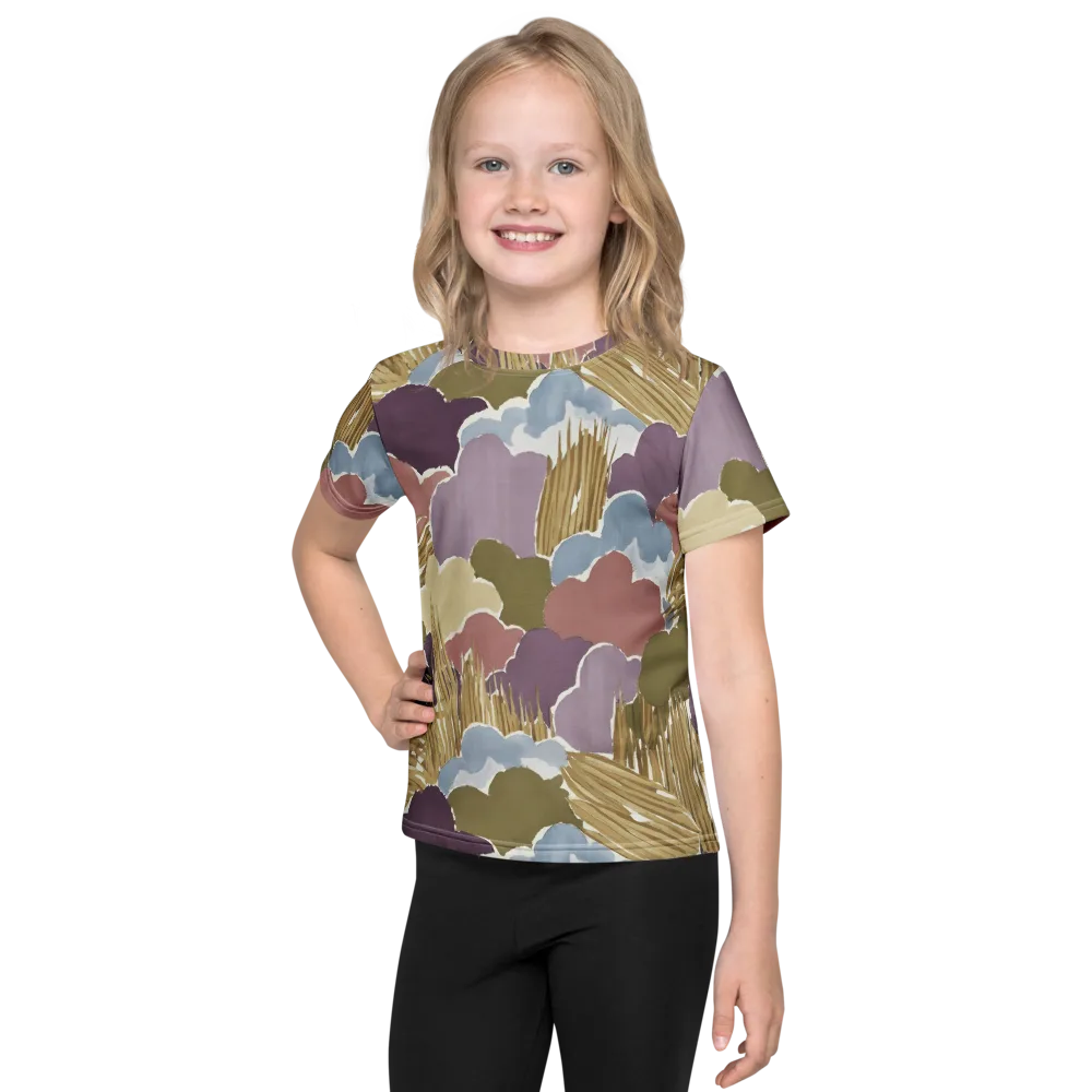 Harvest Reverie on Kids Crew Neck T-Shirt — Front
