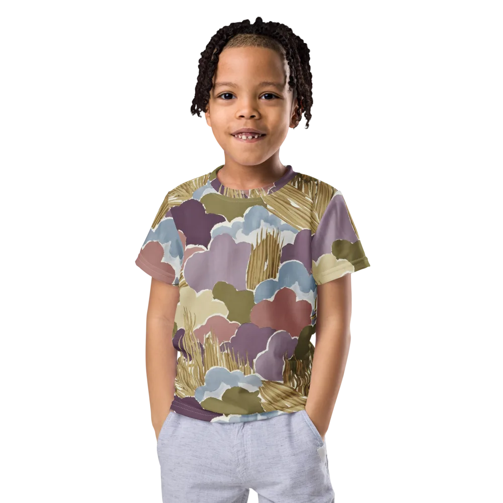 Harvest Reverie on Kids Crew Neck T-Shirt — Front