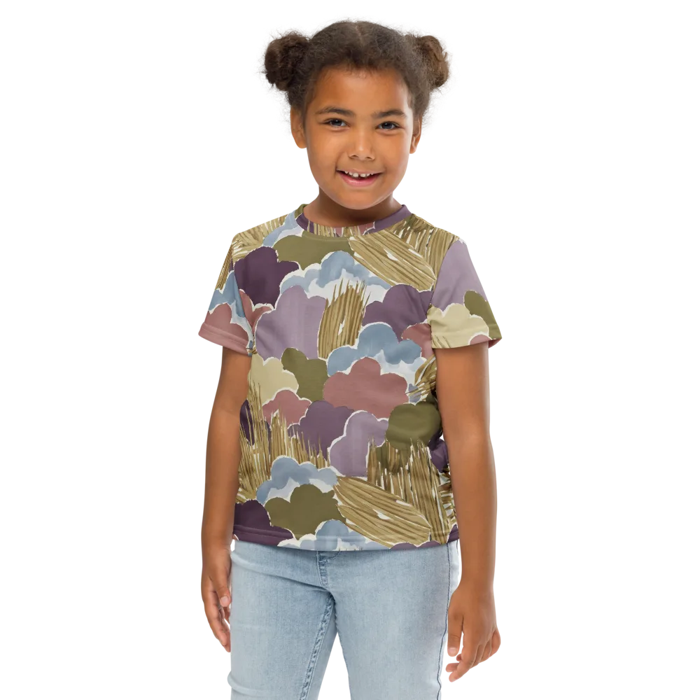 Harvest Reverie on Kids Crew Neck T-Shirt — Front