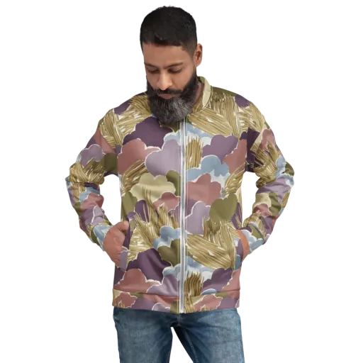 Harvest Reverie on a Bomber Jacket