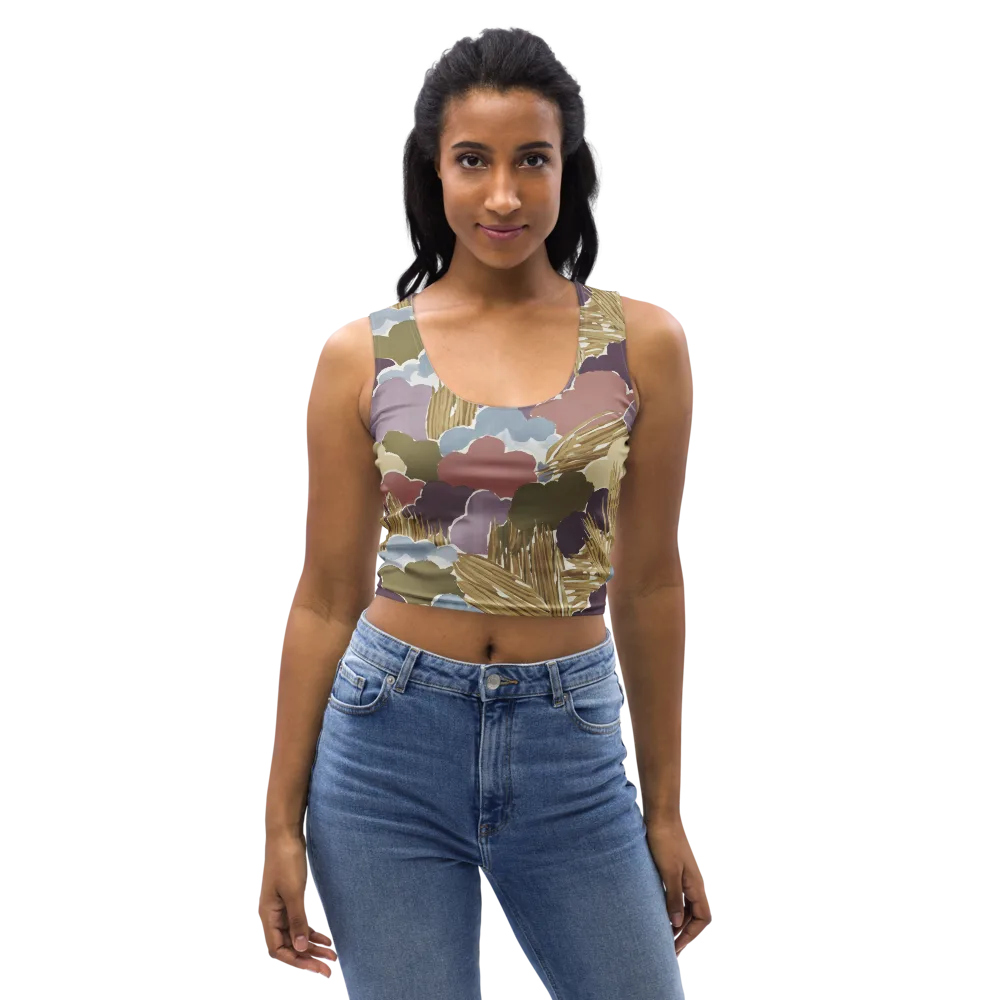 Harvest Reverie on Crop Top — Front