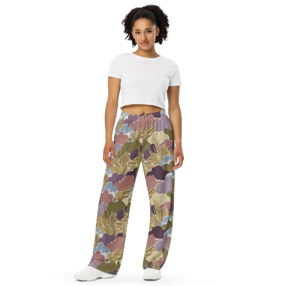 Harvest Reverie on Wide-Leg Pants — Front
