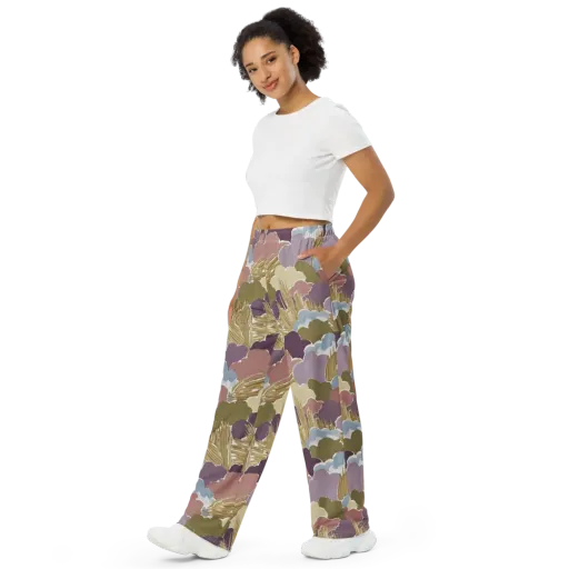 Harvest Reverie on a Wide-Leg Pants
