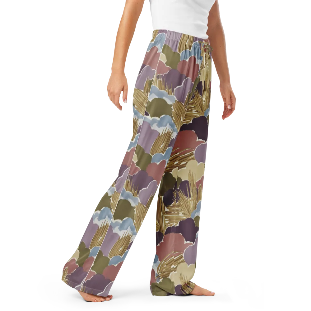 Harvest Reverie on Women's Pajama Pants — Right Front