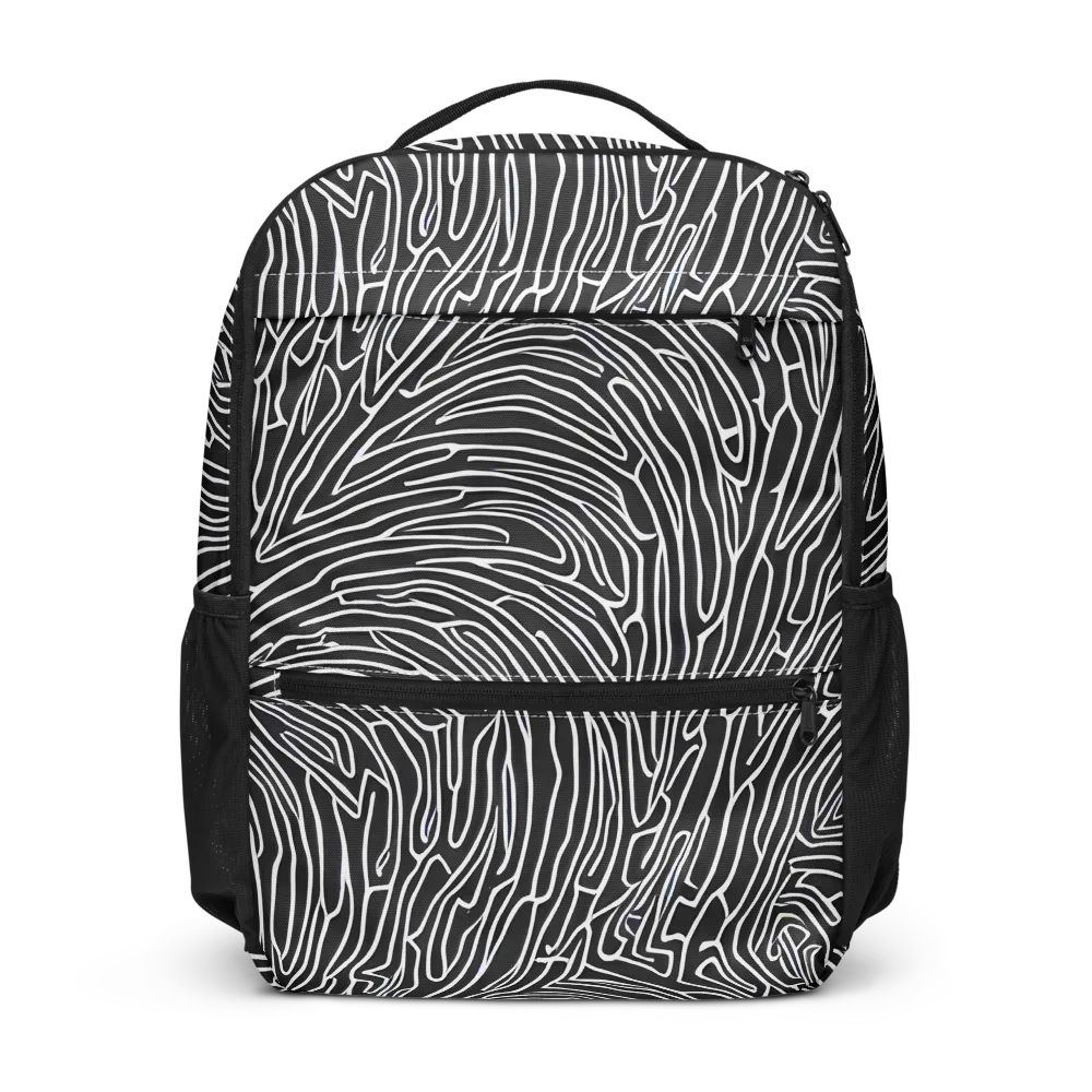 Acconci Waves on Utility Backpack — Front