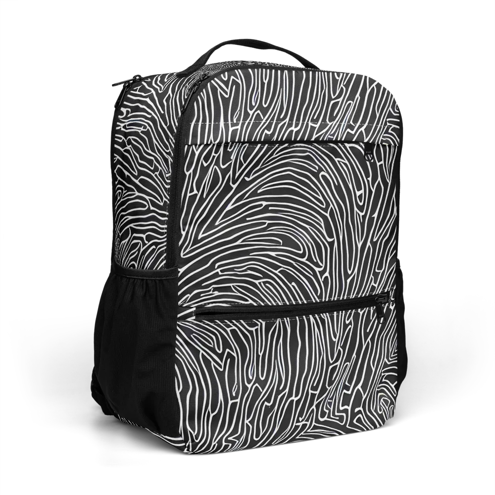 Acconci Waves on Utility Backpack — Right Front