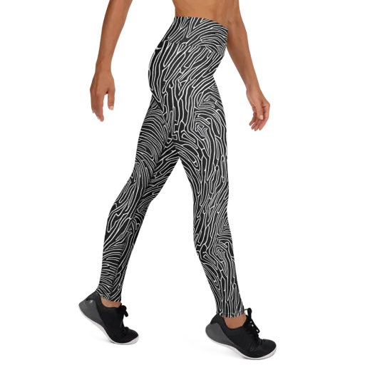 Acconci Waves on a Yoga Leggings