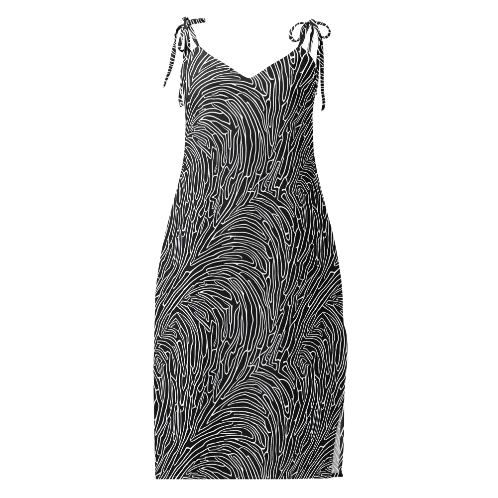Acconci Waves on Slip Dress — Front